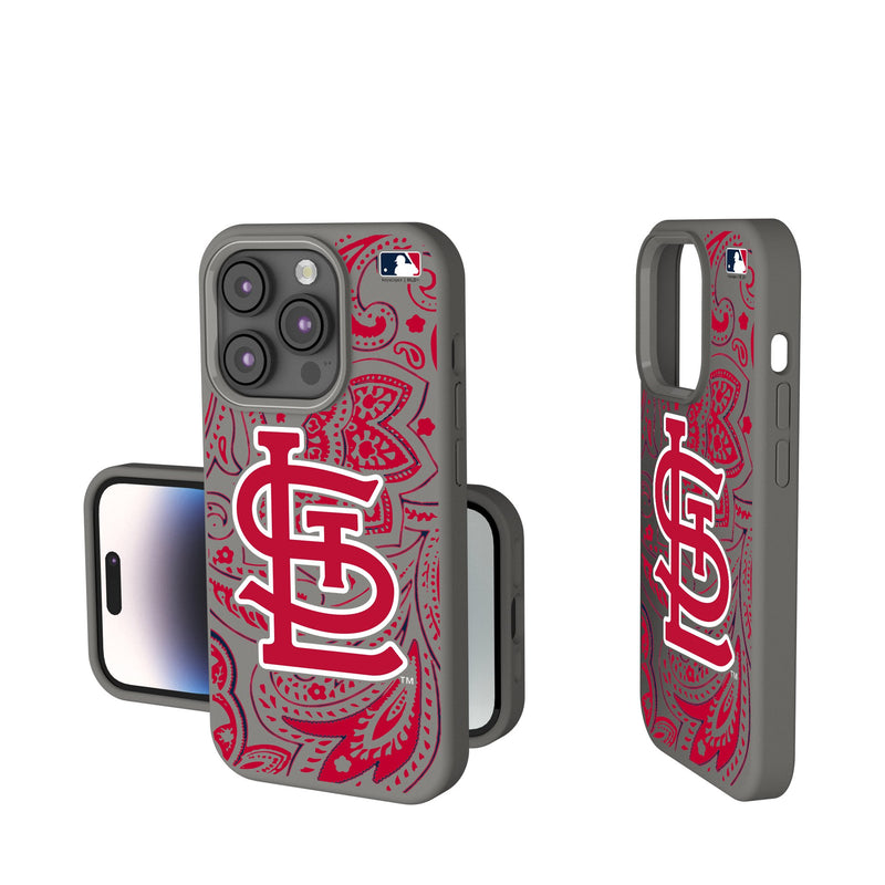 St Louis Cardinals Paisley iPhone Soft Touch Phone Case