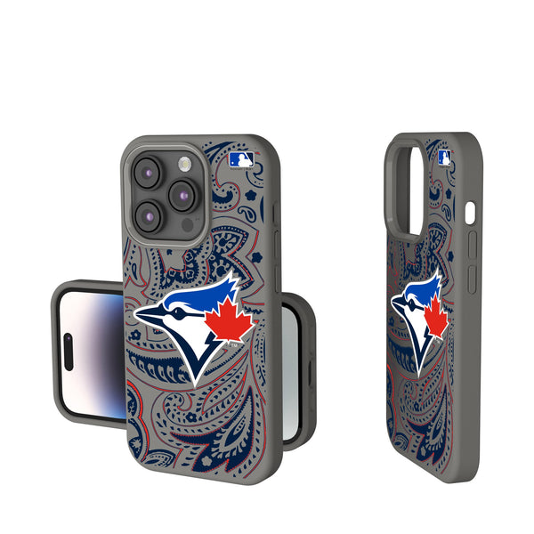 Toronto Blue Jays Paisley iPhone Soft Touch Phone Case