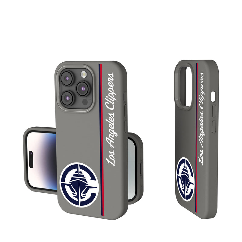 Los Angeles Clippers Sidebar iPhone Soft Touch Phone Case