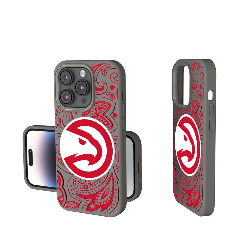 Atlanta Hawks Paisley iPhone Soft Touch Phone Case