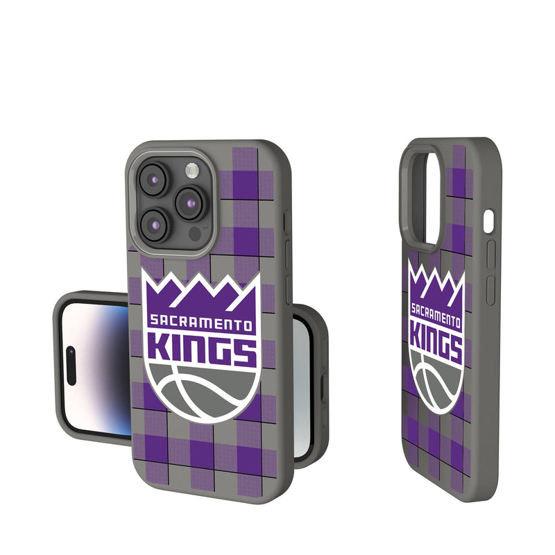 Sacramento Kings Plaid iPhone Soft Touch Phone Case