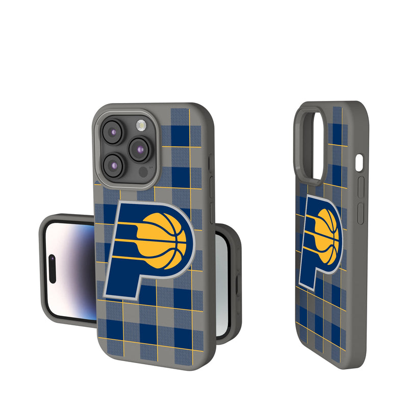 Indiana Pacers Plaid iPhone Soft Touch Phone Case