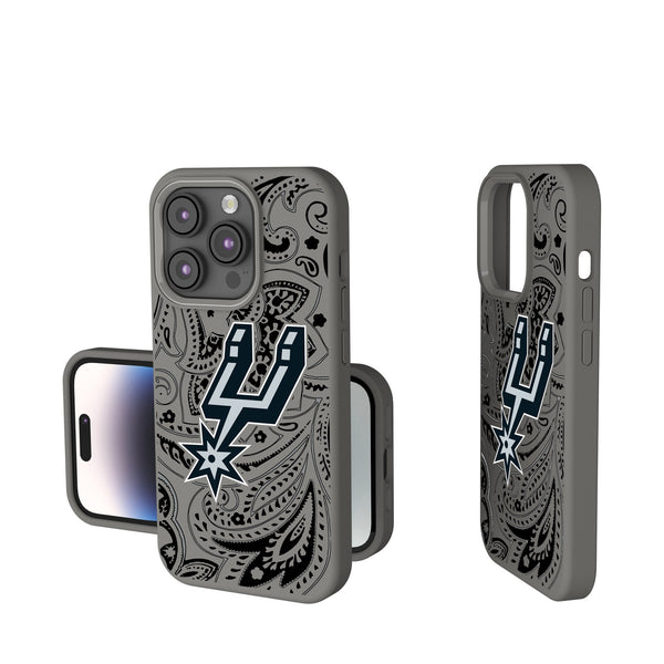 San Antonio Spurs Paisley iPhone Soft Touch Phone Case