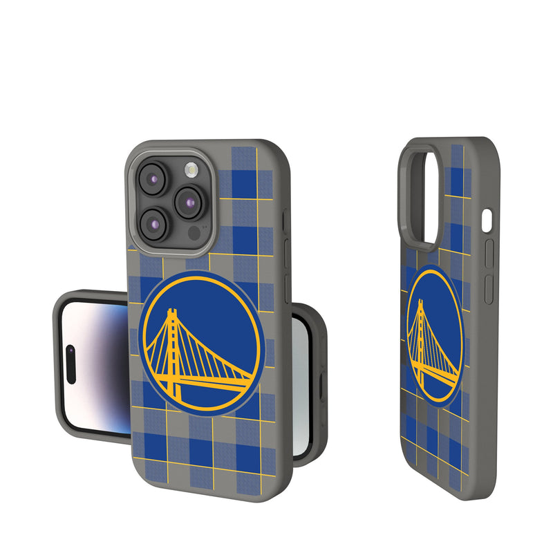 Golden State Warriors Plaid iPhone Soft Touch Phone Case