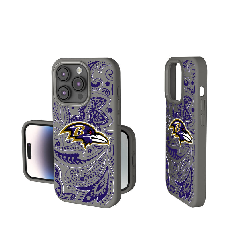 Baltimore Ravens Paisley iPhone Soft Touch Phone Case