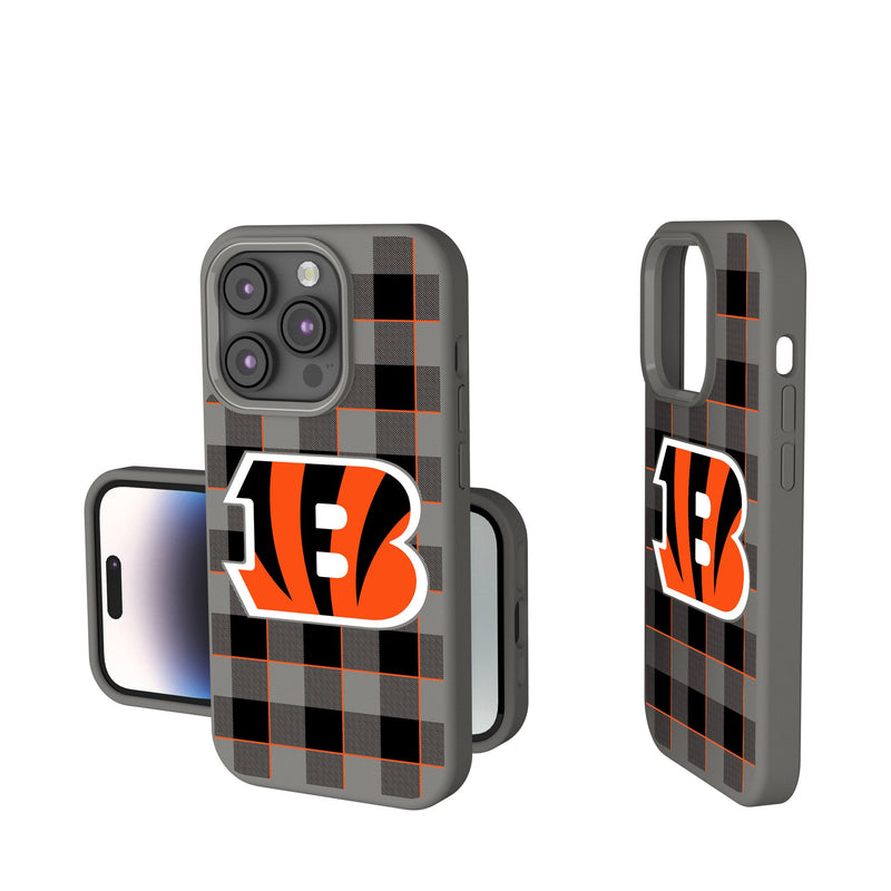 Cincinnati Bengals Plaid iPhone Soft Touch Phone Case