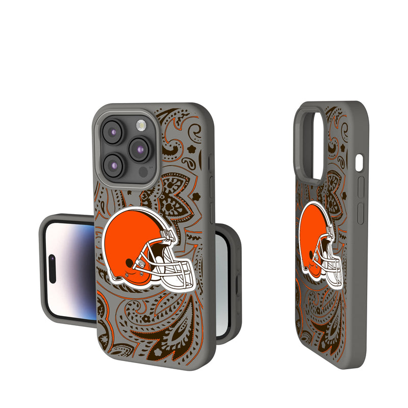 Cleveland Browns Paisley iPhone Soft Touch Phone Case