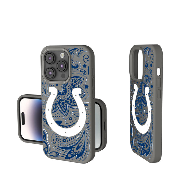 Indianapolis Colts Paisley iPhone Soft Touch Phone Case