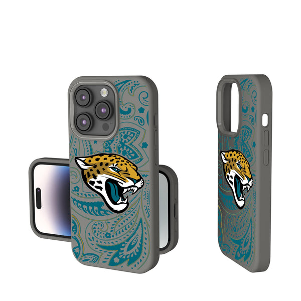 Jacksonville Jaguars Paisley iPhone Soft Touch Phone Case