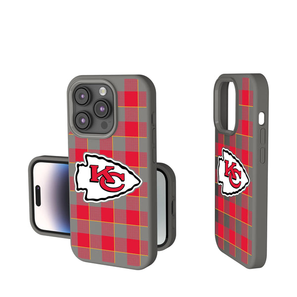 Kansas City Chiefs Plaid iPhone Soft Touch Phone Case