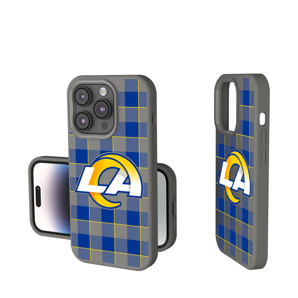 Los Angeles Rams Plaid iPhone Soft Touch Phone Case