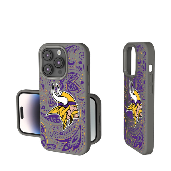 Minnesota Vikings Paisley iPhone Soft Touch Phone Case