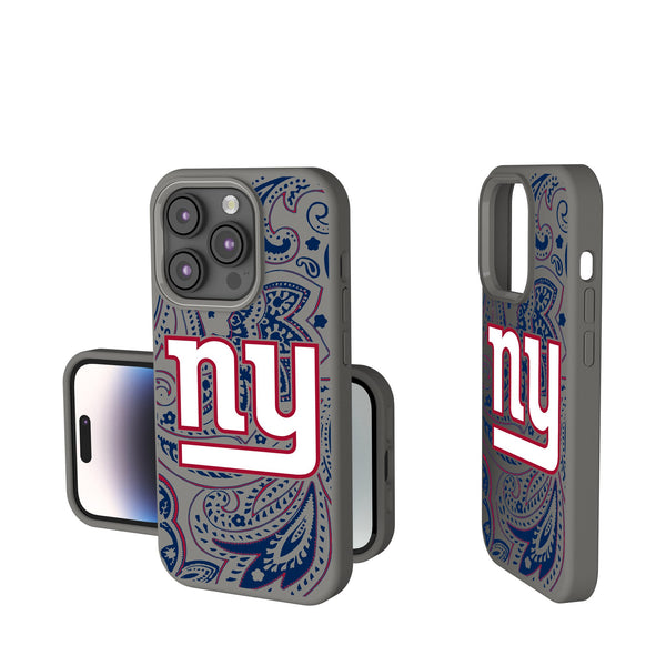 New York Giants Paisley iPhone Soft Touch Phone Case