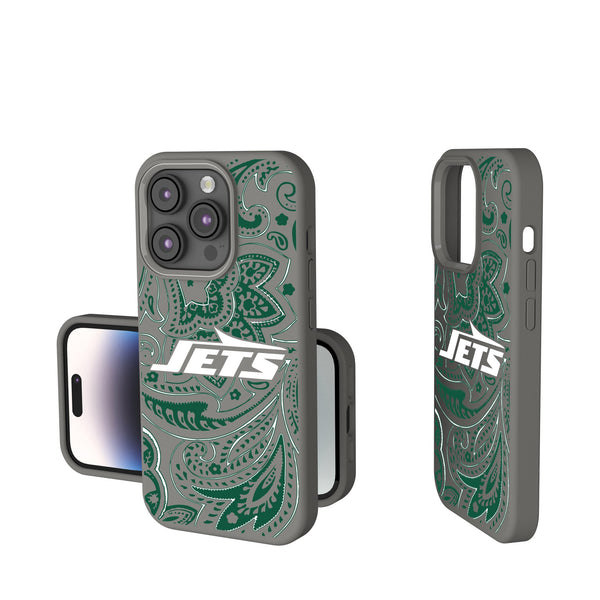 New York Jets Paisley iPhone Soft Touch Phone Case