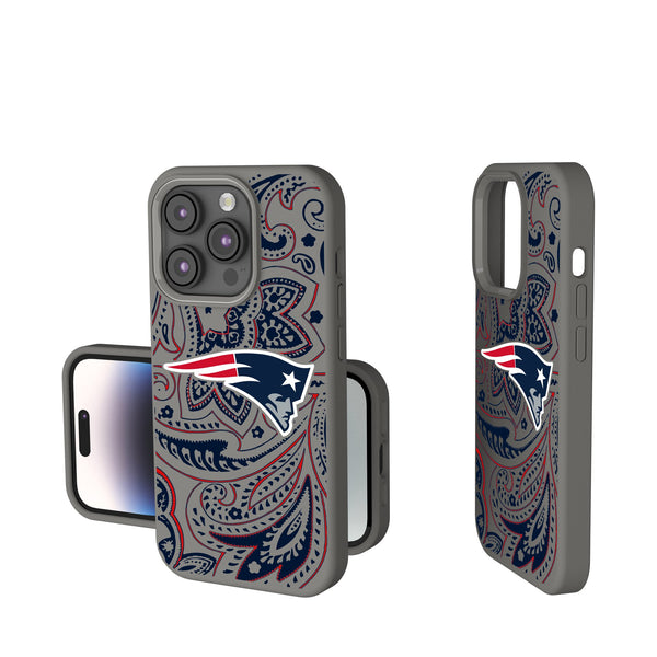 New England Patriots Paisley iPhone Soft Touch Phone Case