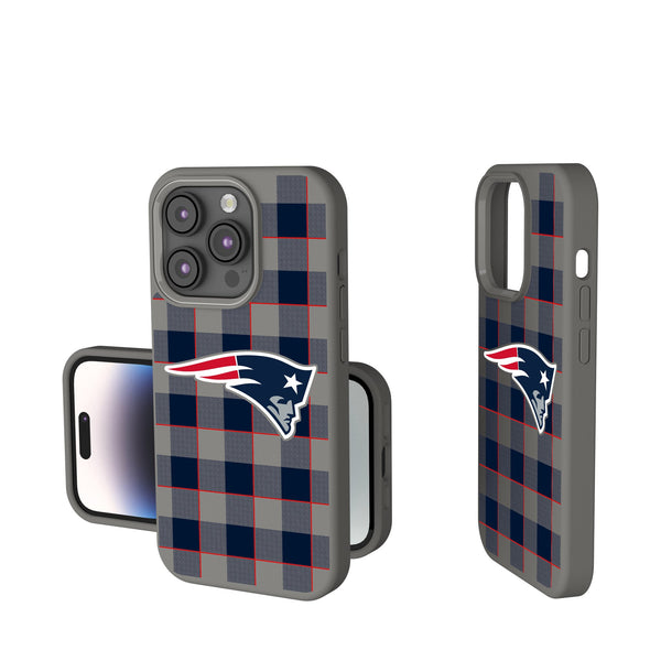 New England Patriots Plaid iPhone Soft Touch Phone Case