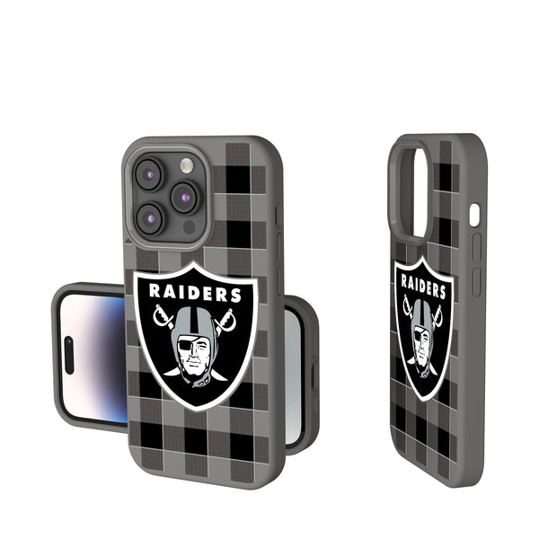 Las Vegas Raiders Plaid iPhone Soft Touch Phone Case