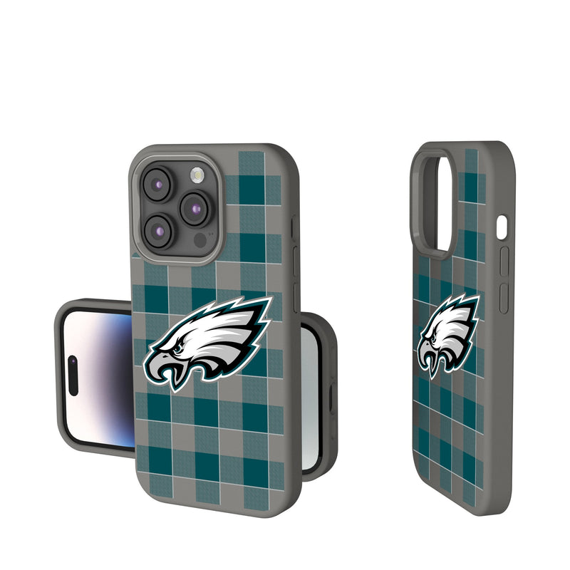 Philadelphia Eagles Plaid iPhone Soft Touch Phone Case