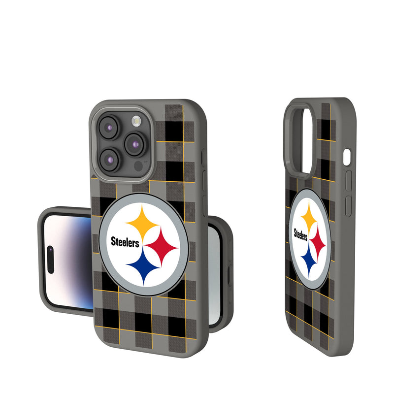 Pittsburgh Steelers Plaid iPhone Soft Touch Phone Case