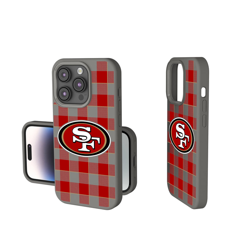 San Francisco 49ers Plaid iPhone Soft Touch Phone Case