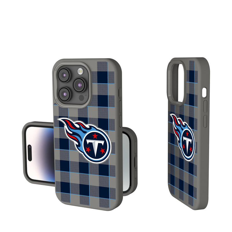 Tennessee Titans Plaid iPhone Soft Touch Phone Case