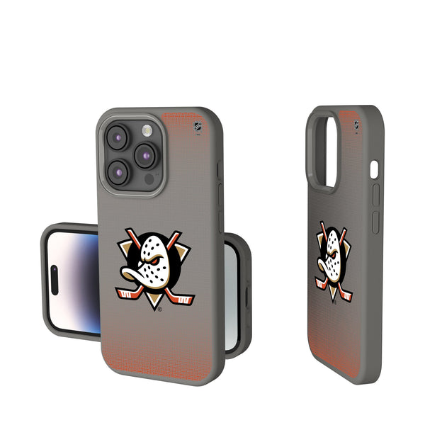 Anaheim Ducks Linen iPhone Soft Touch Phone Case