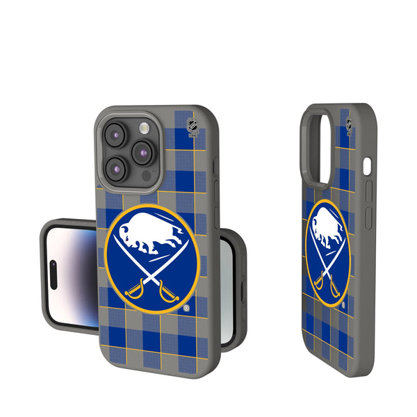 Buffalo Sabres Plaid iPhone Soft Touch Phone Case