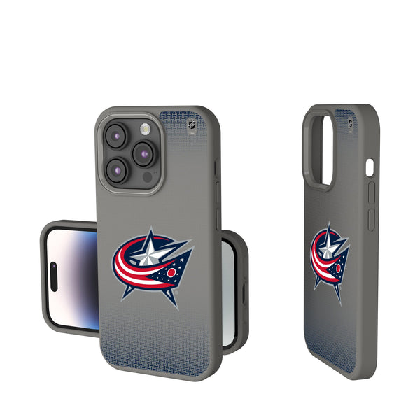 Columbus Blue Jackets Linen iPhone Soft Touch Phone Case