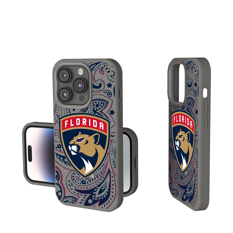 Florida Panthers Paisley iPhone Soft Touch Phone Case