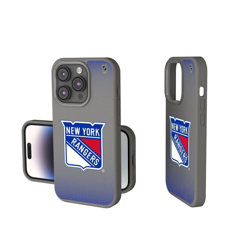 New York Rangers Linen iPhone Soft Touch Phone Case