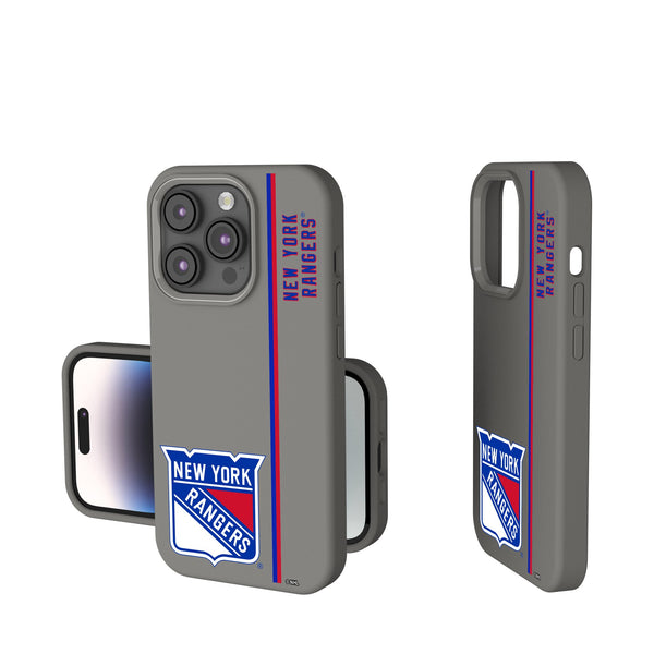 New York Rangers Sidebar iPhone Soft Touch Phone Case