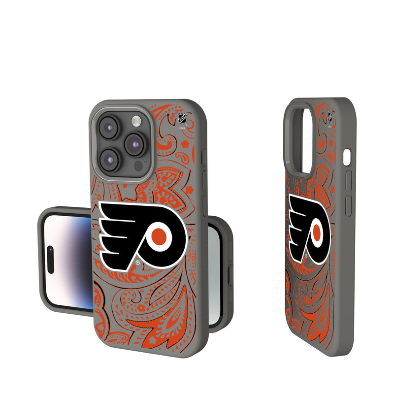 Philadelphia Flyers Paisley iPhone Soft Touch Phone Case