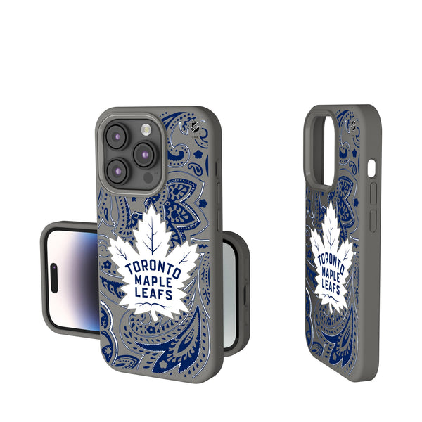 Toronto Maple Leafs Paisley iPhone Soft Touch Phone Case