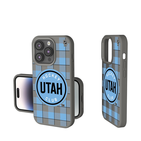 Utah Hockey Club Plaid iPhone Soft Touch Phone Case