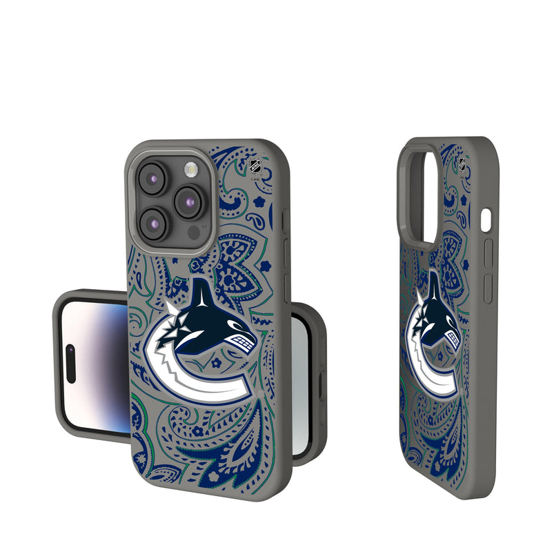 Vancouver Canucks Paisley iPhone Soft Touch Phone Case