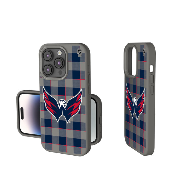 Washington Capitals Plaid iPhone Soft Touch Phone Case