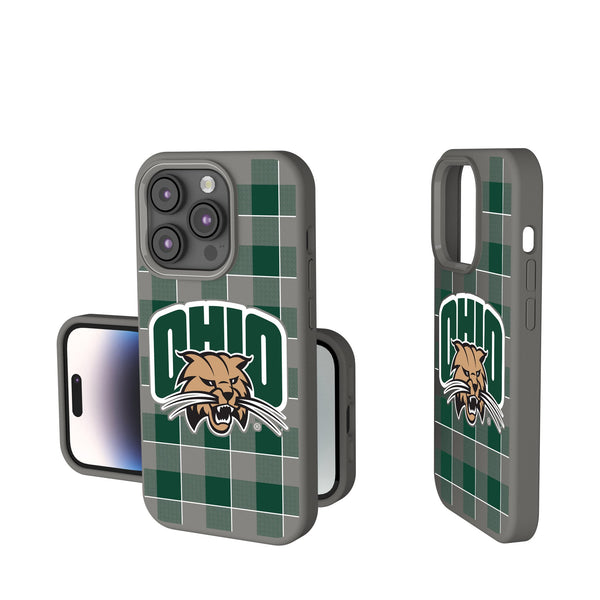 Ohio University Bobcats Plaid iPhone Soft Touch Phone Case