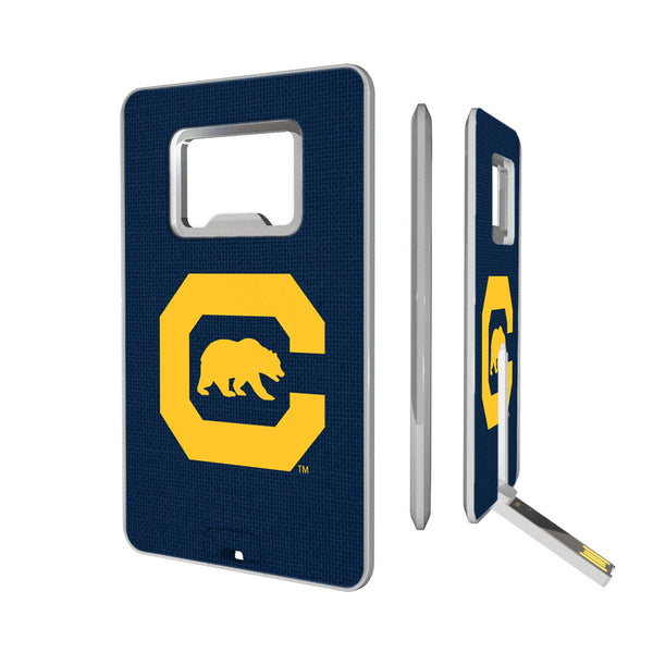 University of California Berkeley Golden Bears Solid Credit Card USB Drive with Bottle Opener 32GB