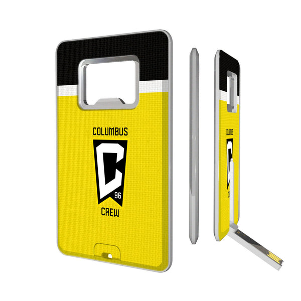 Columbus Crew  Stripe Credit Card USB Drive with Bottle Opener 32GB