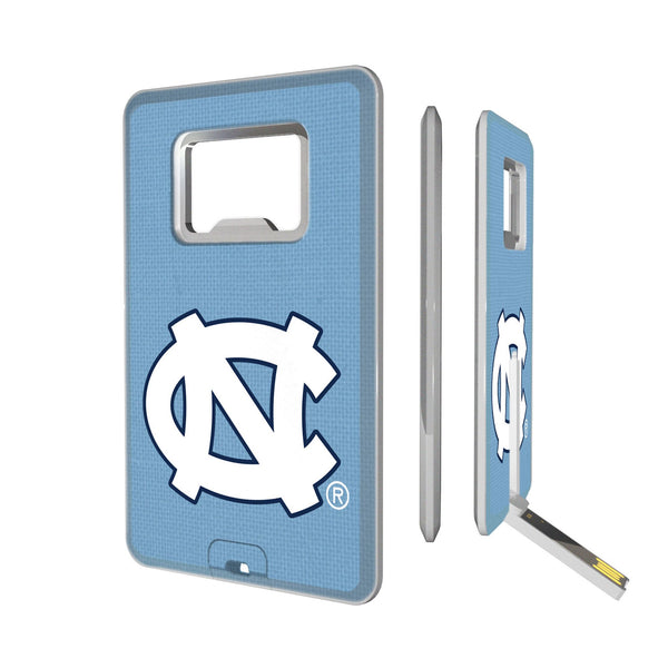 University of North Carolina Tar Heels Solid Credit Card USB Drive with Bottle Opener 32GB