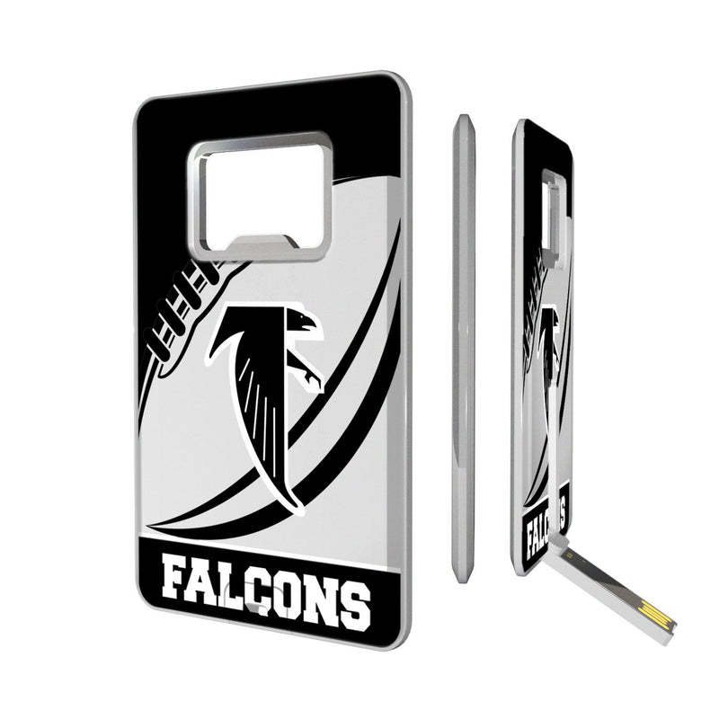 Atlanta Falcons Classic  Passtime Credit Card USB Drive with Bottle Opener 32GB