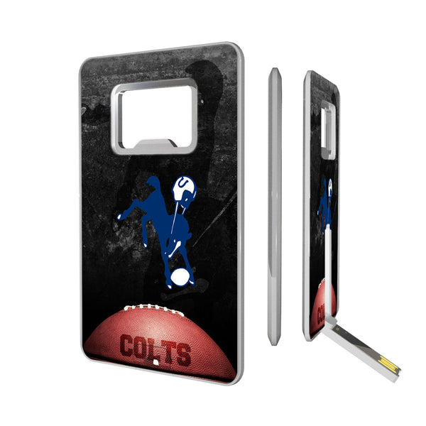 Baltimore Colts 1946 Historic Collection Legendary Credit Card USB Drive with Bottle Opener 32GB