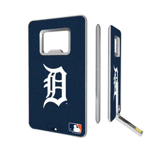 Detroit Tigers Solid Credit Card USB Drive with Bottle Opener 32GB