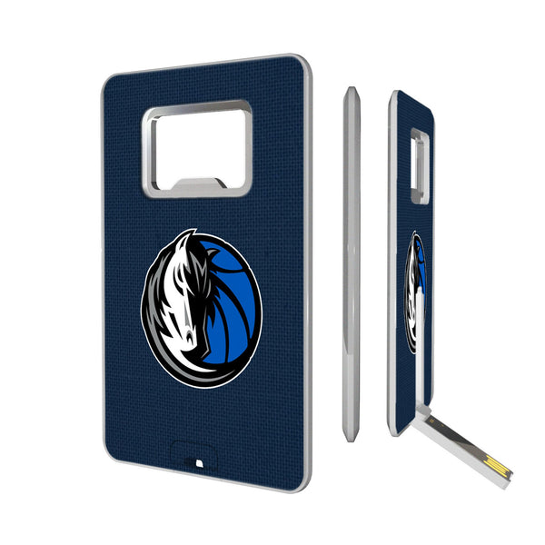 Dallas Mavericks Solid Credit Card USB Drive with Bottle Opener 32GB