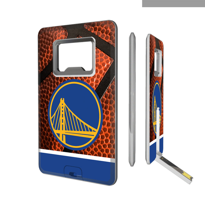 Golden State Warriors Basketball Credit Card USB Drive with Bottle Opener 32GB