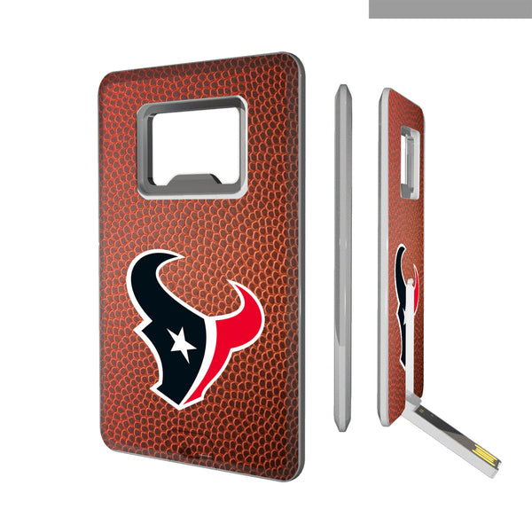 Houston Texans Football Credit Card USB Drive with Bottle Opener 32GB