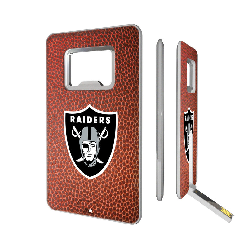 Las Vegas Raiders Football Credit Card USB Drive with Bottle Opener 32GB