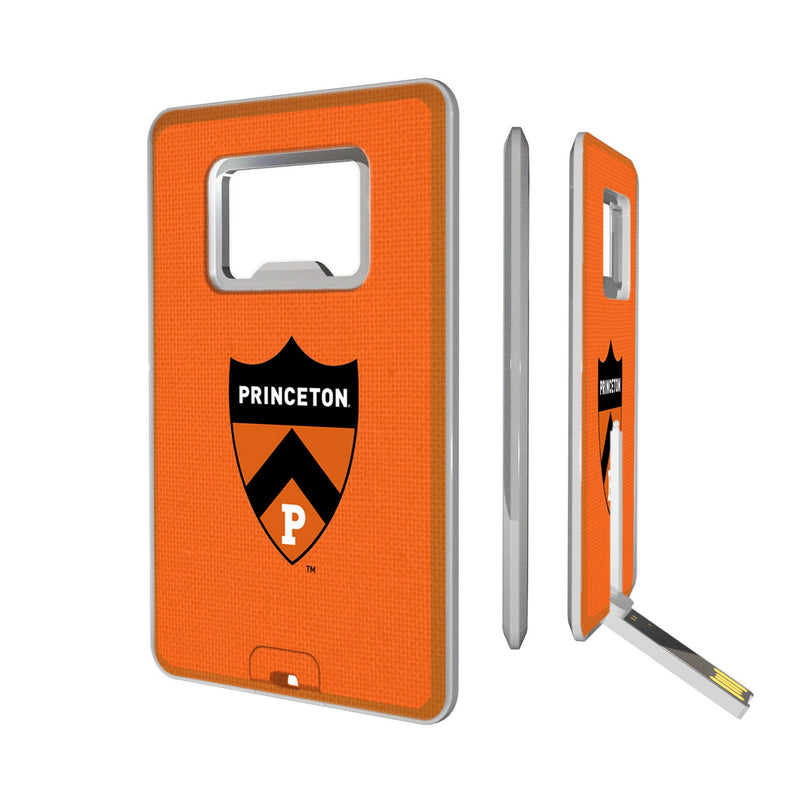 Princeton Tigers Tigers Solid Credit Card USB Drive with Bottle Opener 32GB