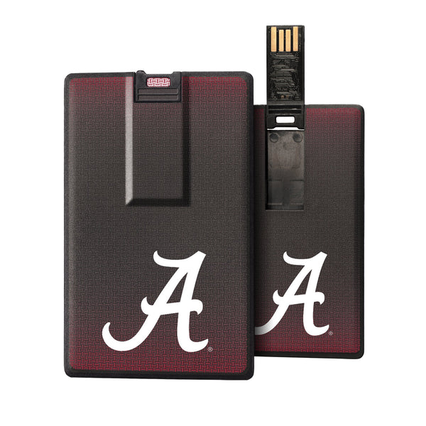 Alabama Crimson Tide Linen Credit Card USB Drive 32GB