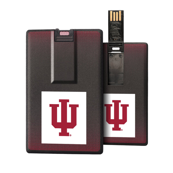 Indiana Hoosiers Linen Credit Card USB Drive 32GB